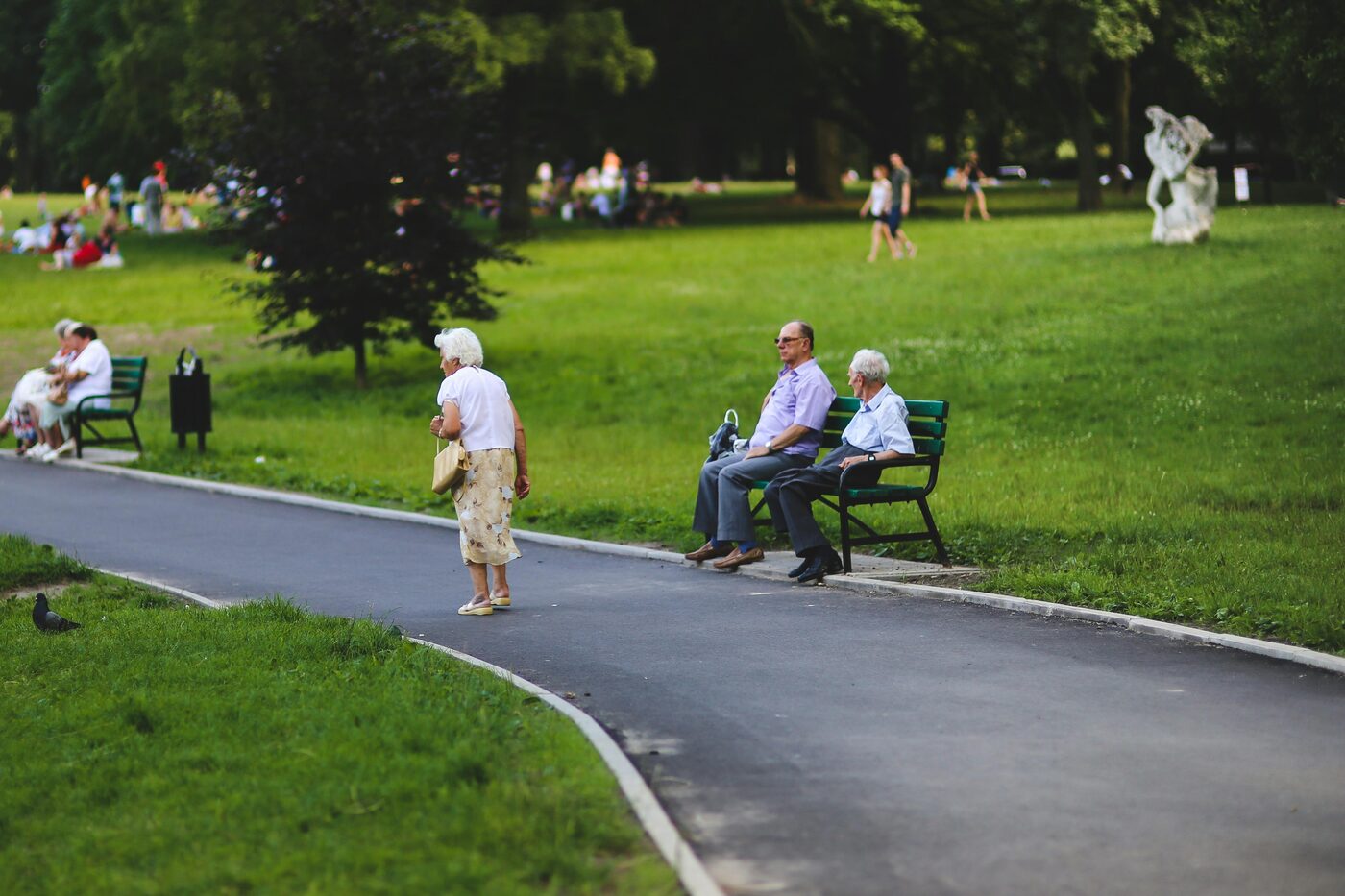 Seniors enjoying the outdoors